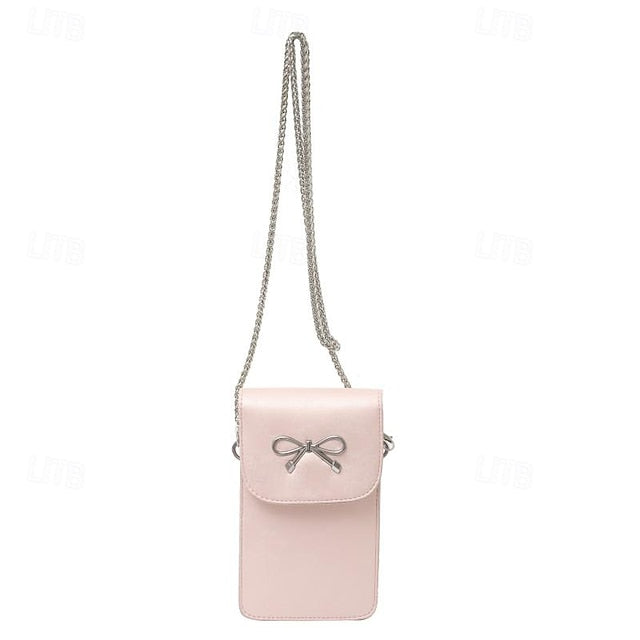Phone Women's Crossbody PU Bag Mobile Daily Leather
