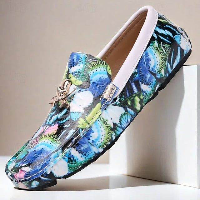 Loafers Boots PU Winter Slip-Ons lined Fleece Men's