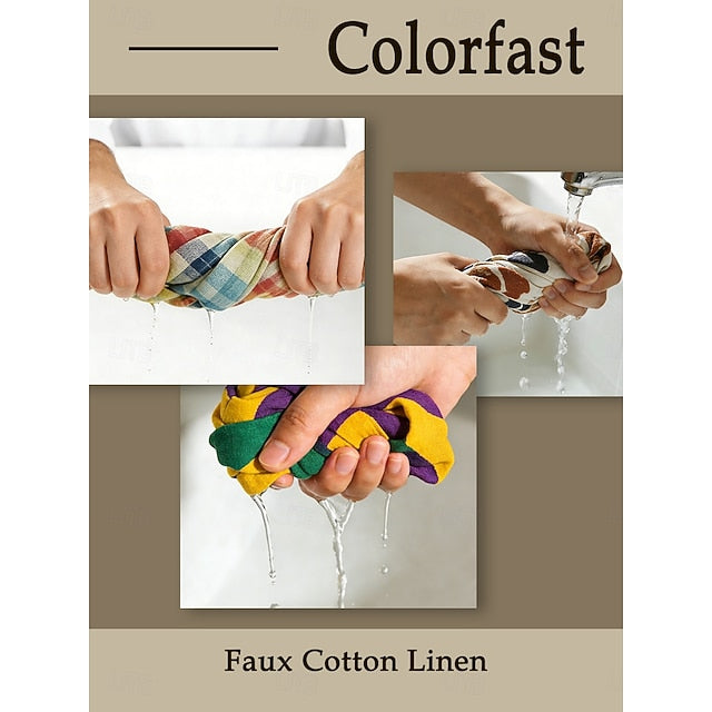 Women's Cotton Linen Shirts Boho Shirt Faux Cotton Linen