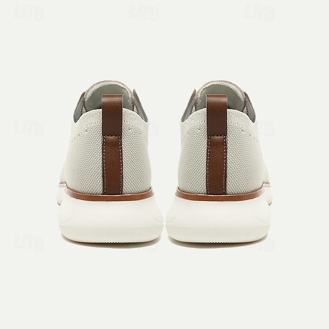 Knit Casual Breathable Men's Sneakers - Lightweight