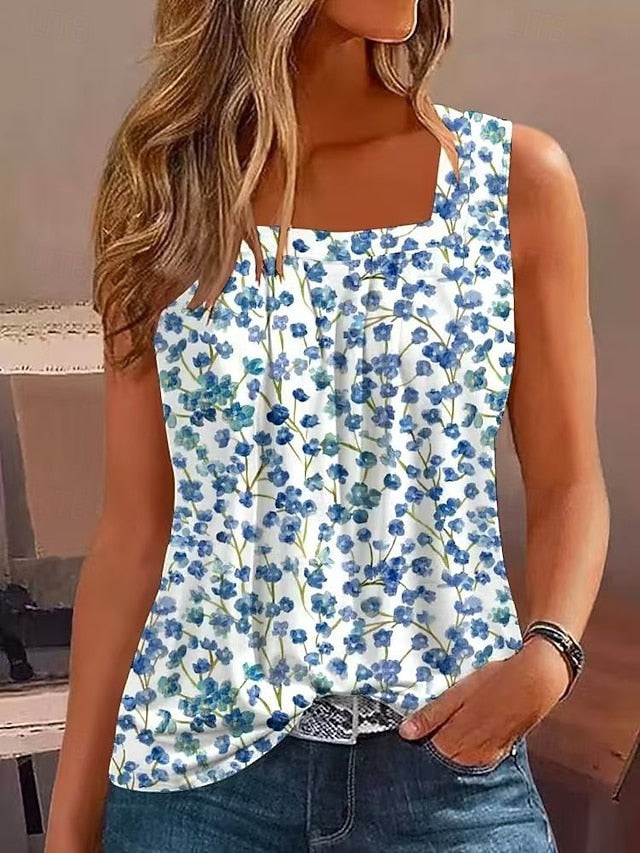 Women's T Shirt Tee Top Print Floral Fashion Stylish Casual