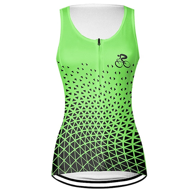 Women's Cycling Vest Cycling Jersey Graphic Geometic