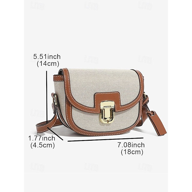 Women's Leather Bag Crossbody – Trim Vintage Small