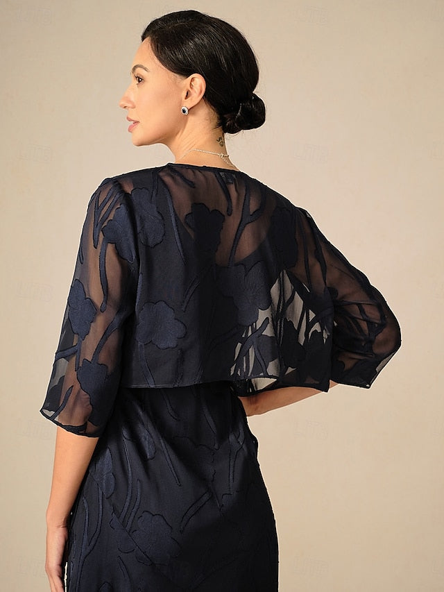 Women's Shrugs Solid Color Elegant Stylish Casual 3/4