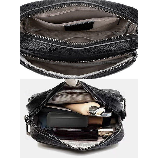 Shoulder Office Leather Bags Handbag Bag Crossbody Women's