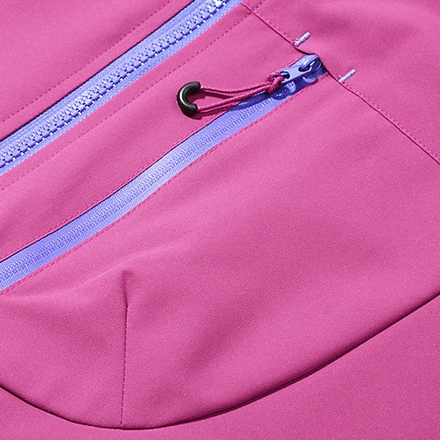 Women's Hooded Jacket Full Zip Jacket with Pockets Long