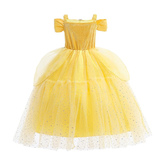 Girl Dress dress Belle Flower Princess Tulle Girls'