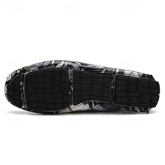 Loafers Boots PU Winter Slip-Ons lined Fleece Men's