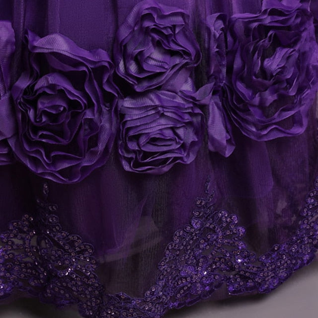 Line Plain Kids Girls' Little A Dress Party Floral