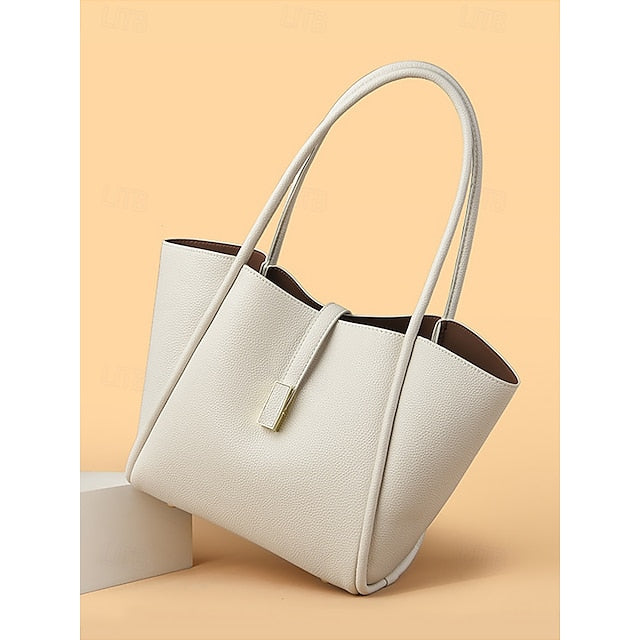 Women's Bag Tote Leather Faux Green