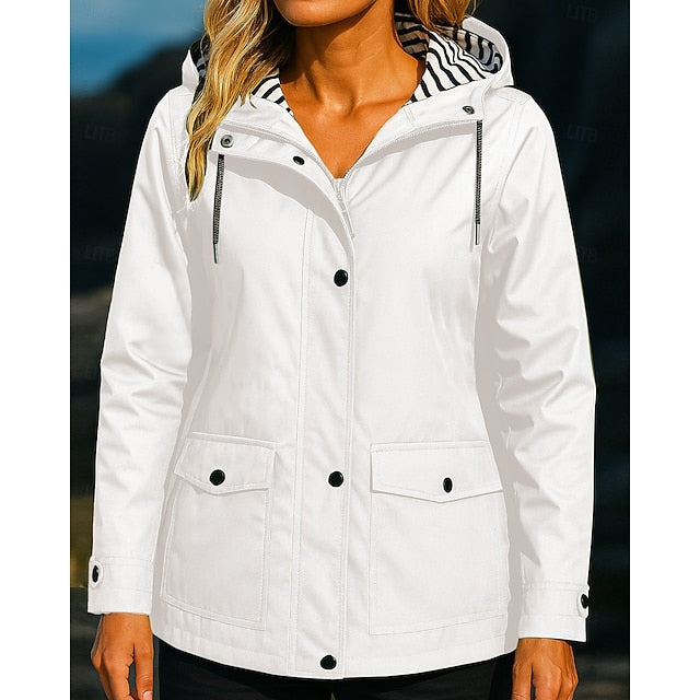 Women's Hiking Jacket Rain Coat Outdoor Waterproof