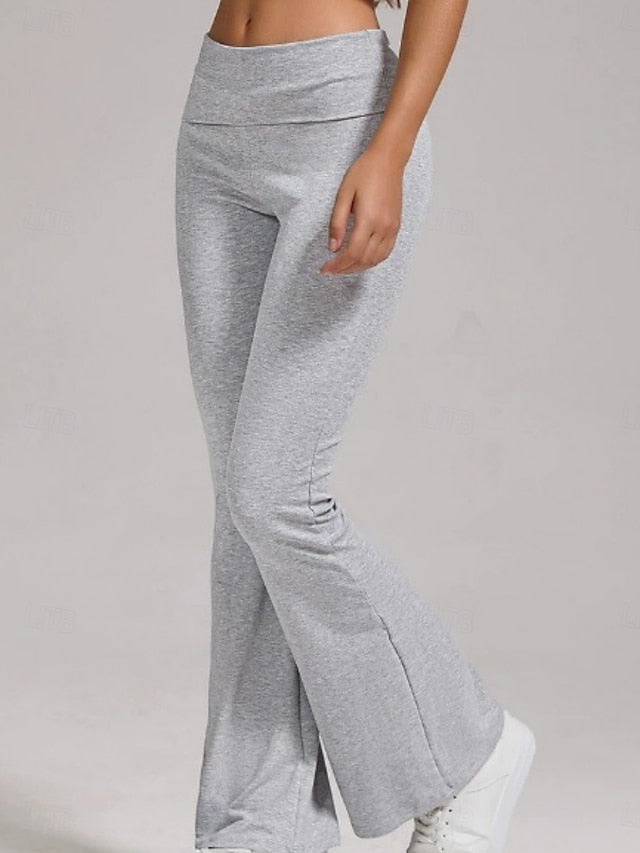 Women's Trousers Flared Pants Casual Pants Vacation Fashion