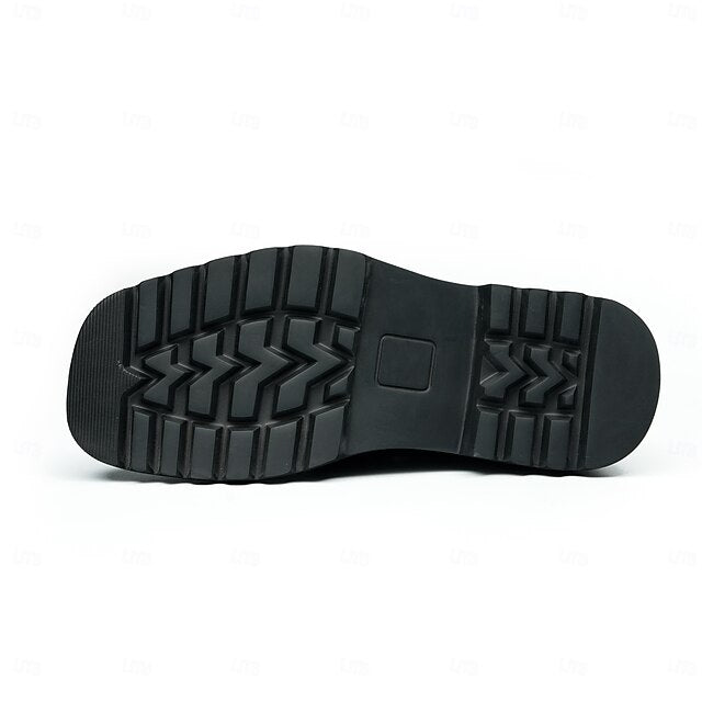 Leather Suede -Classic Business Loafers Men's Cowhide