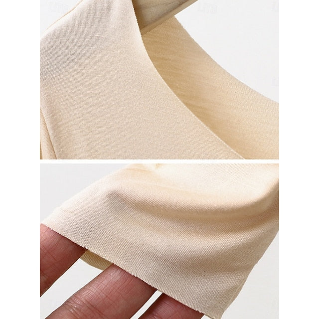 Women's T Shirt Plain Fashion Stylish Basic Long Sleeve