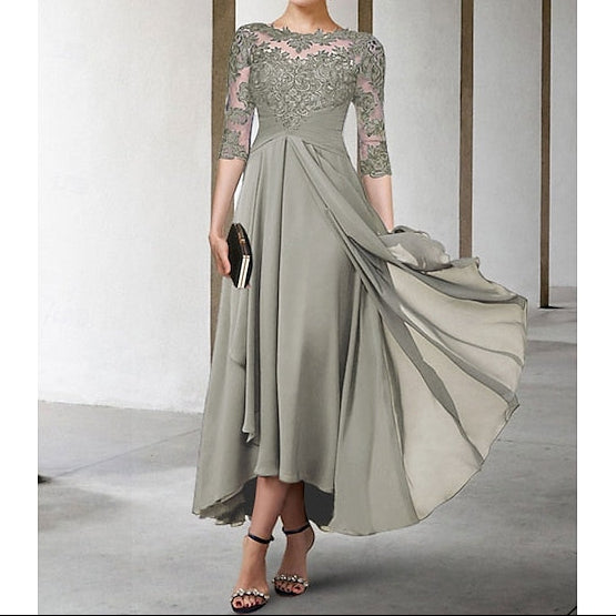 Elegant Bride Dress of Wedding Mother the Guest A-Line Size Plus