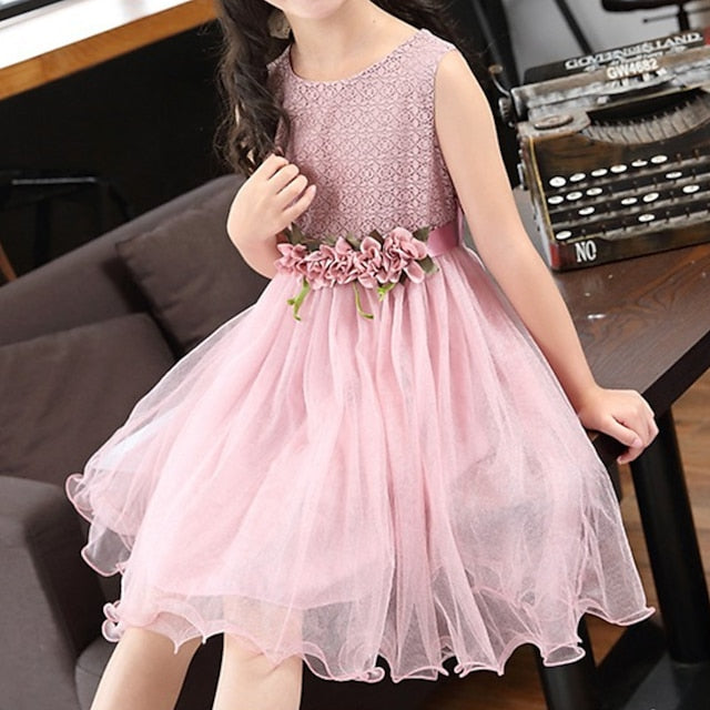 Performance Flower Girl Party Dress Girls'