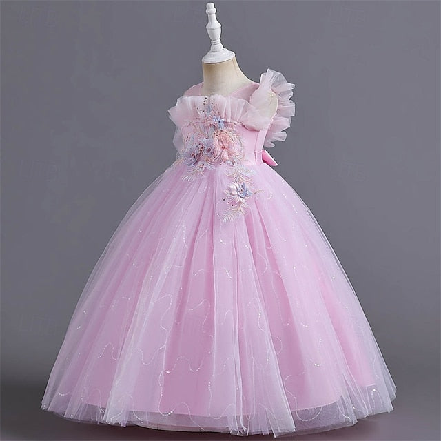 Kid's Flower Girls' Dress Princess Girl