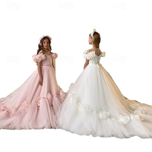 Flower Girl Party First Dress Communion Girls'