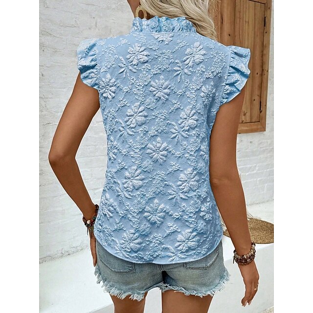 Women's Tank Top LOVE Floral Plants Fashion Modern Casual