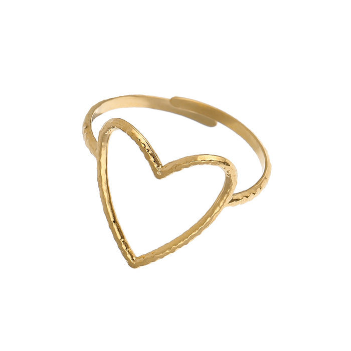 Luxury Gold Heart Ring