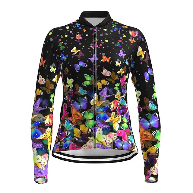 Women's Cycling Jersey Patterned Floral Botanical Flower