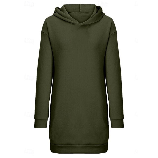 Women's Mini Dress Hoodie Dress Casual Dress Fashion Modern
