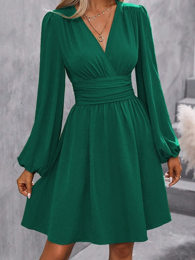 Women's Mini Dress Casual Dress Ruched Dress Modern Daily