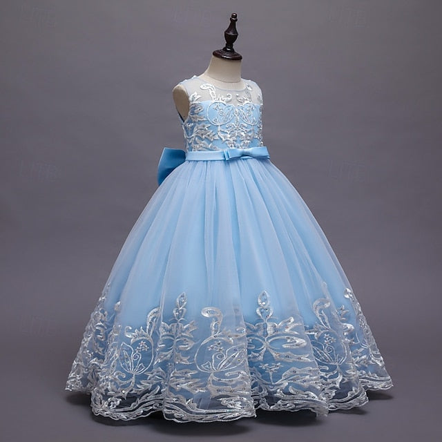 Girls' Princess Flower Dress Kid's Girl