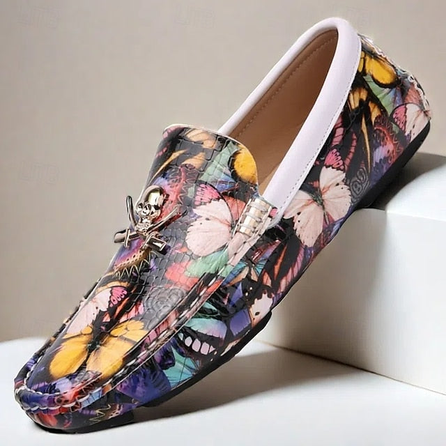 Loafers Boots PU Winter Slip-Ons lined Fleece Men's