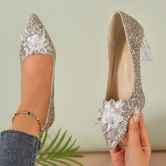 for Pointed Bridesmaid Women Shoes Bride Closed Toe Wedding