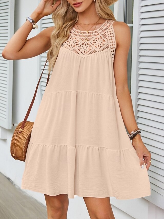 Women's Mini Dress Halter Dress Vacation Casual Outdoor