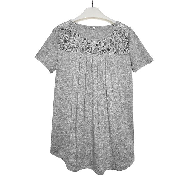 Shirt Lace Shirt Blouse White Lace Shirt Women's Black