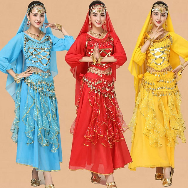 Women's Belly Dance Costume Indian Indian Girl Masquerade