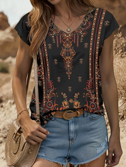 Women's Boho Camisole Tank Top Graphic Geometric Vintage