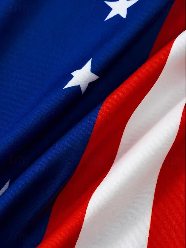 American Independence Day Women's Maxi Dress A Line Dress