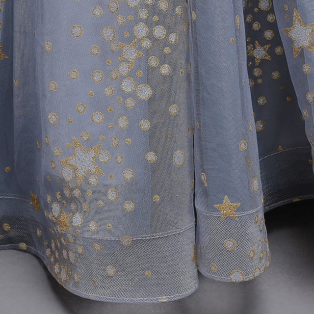 Dot Flower Girls' Dress Party Polka Star Short Kids