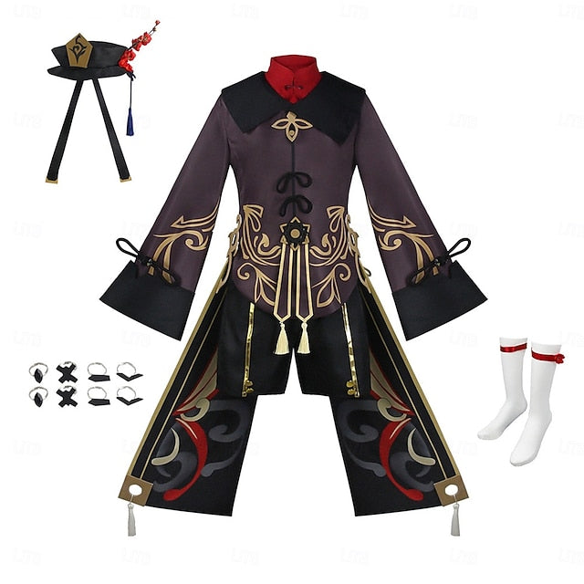 Inspired by Genshin Impact Hutao Anime Cosplay Costumes Japanese