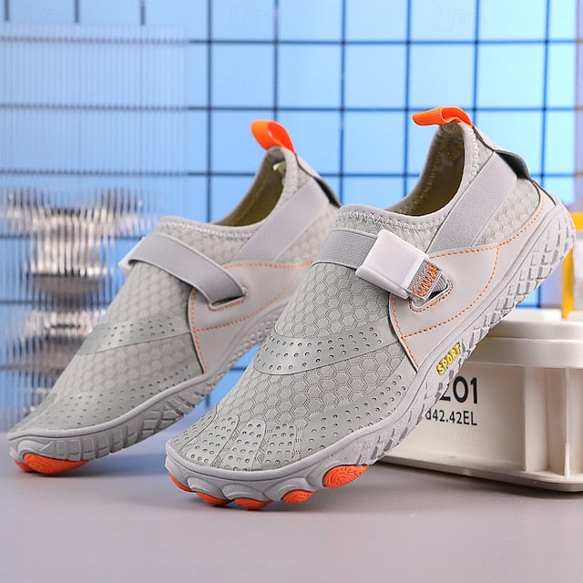 Men's Woven Trendy – Knit Nylon Sneakers Multicolor