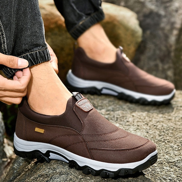 PU Breathable Loafers Men's Slip-Ons Leather