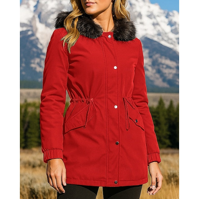 Women's Hiking Jacket Fleece Jacket Winter Coat Thermal