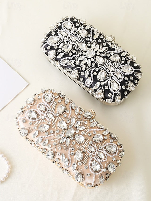 Crystal-Embellished Bag Clutch Women's