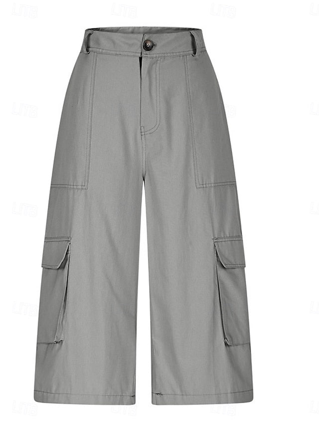 Women's Cargo Shorts Capri Pants Summer Shorts Fashion