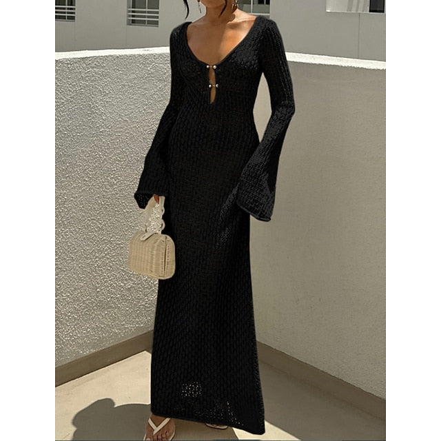 Women's Swimwear Cover Up Swim Dress Swimsuit Crochet