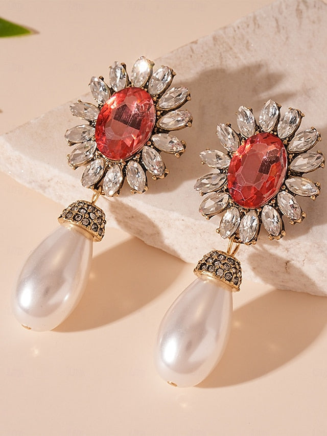 Women's with Earrings Pearl Jewelry Set