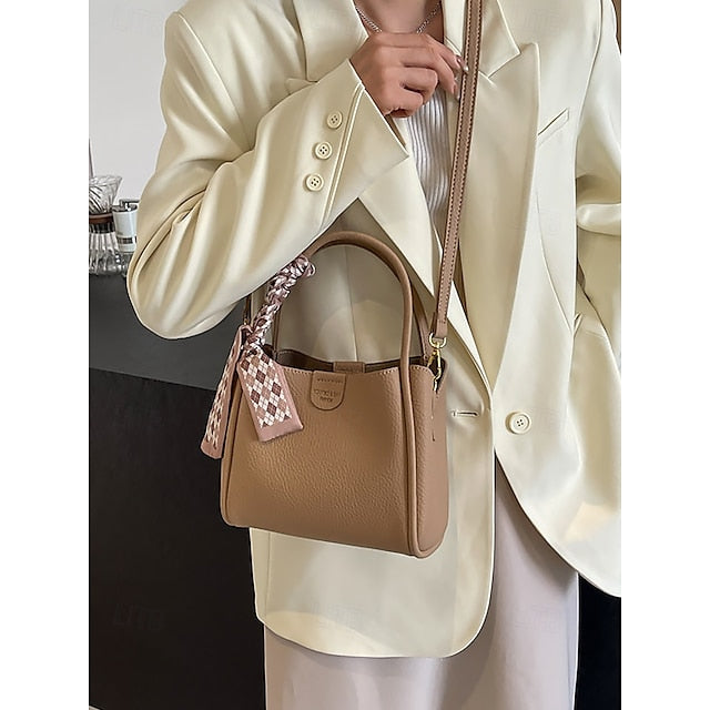 Bags PU Bucket Women's Crossbody Handbag Bag Shoulder