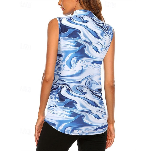 Women's Graphic Sport Shirt Golf Polo Shirt Tennis Shirt