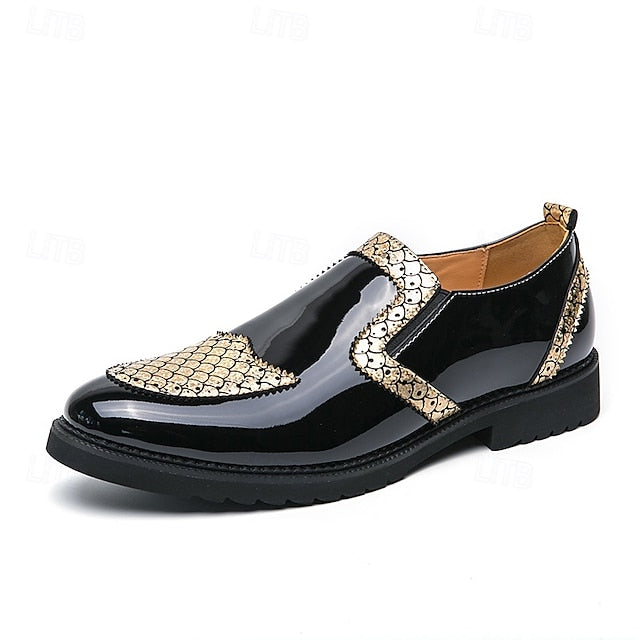 PU Breathable Loafers Men's Slip-Ons Leather