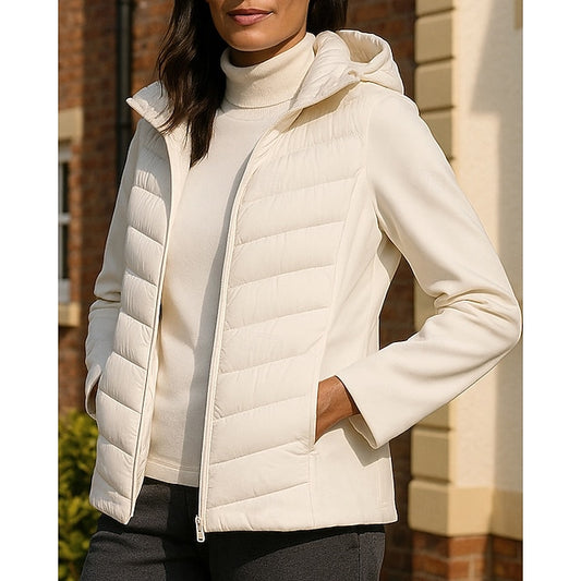 Women's Puffer Jacket outdoor coat Full Zip Hooded Long