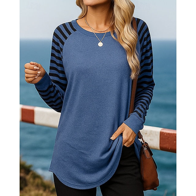Christmas Women's Pullover Sweatshirt Casual Tops Long