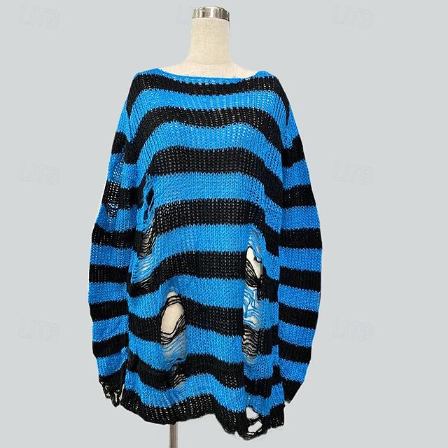 Punk & Gothic Y2K Rib Knit Knitted Cardigans Sweaters Fancy